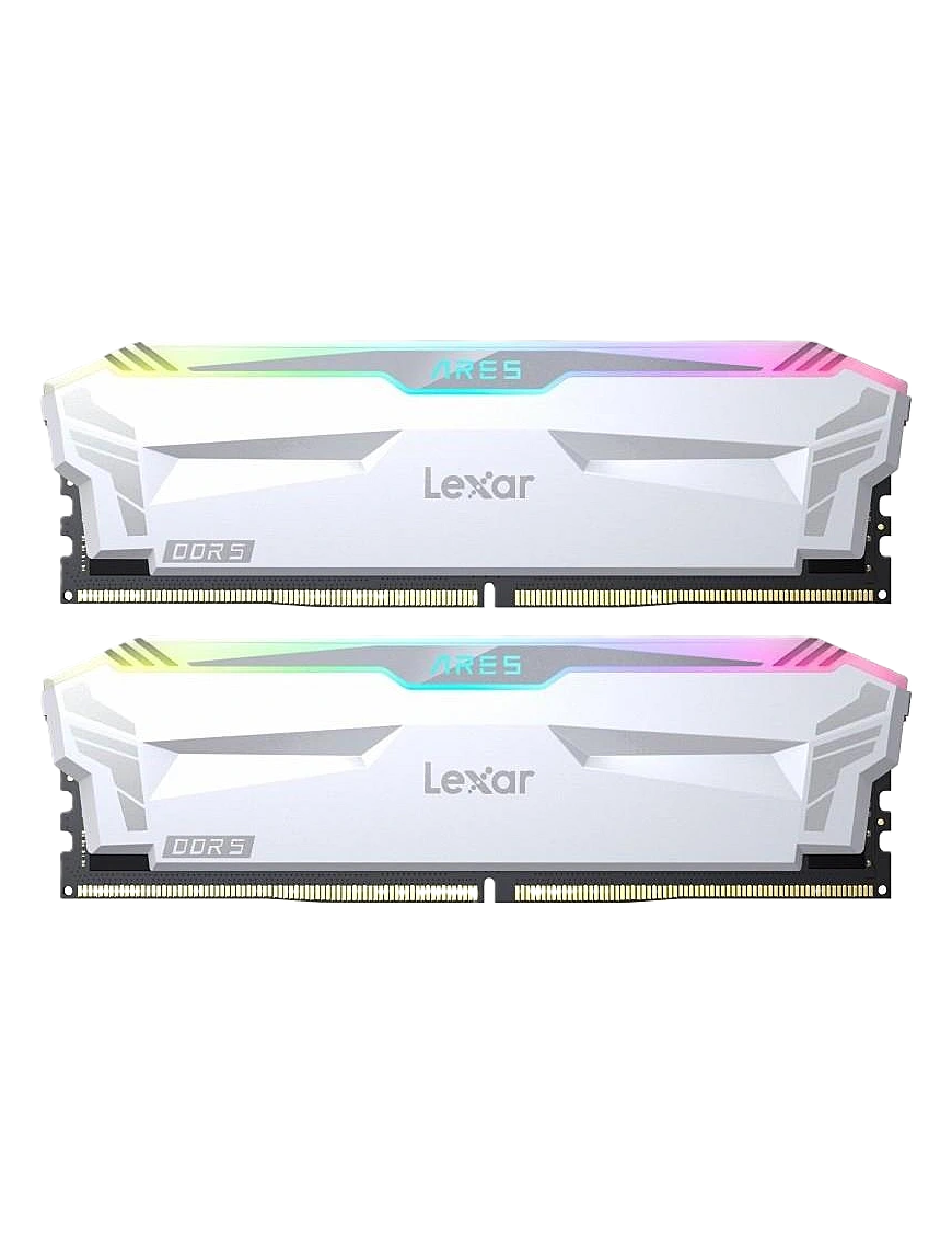 Lexar Ares RGB DDR5 32GB 2x16GB 6400 CL32 Blancas