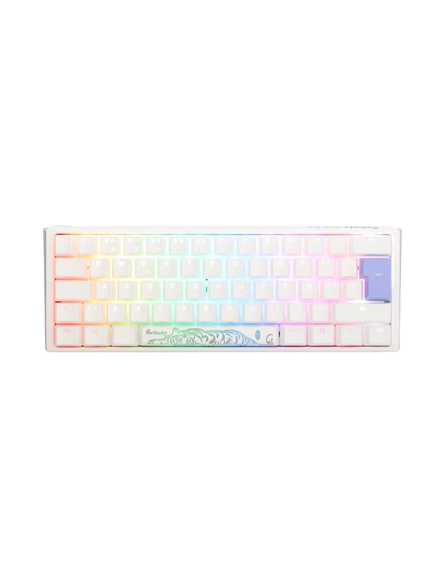 Ducky ONE 3 Classic Mini 60% Pure White MX-Clear (ES)