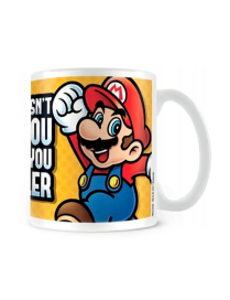 Taza Desayuno Super Mario Makes You Smaller