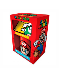 Set De Regalo Taza Y Posavasos Super Mario