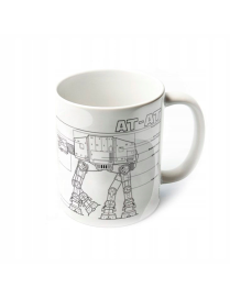 Taza Desayuno Star Wars Plano At-At