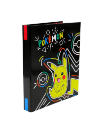 Carpeta Anillas A4 Pokémon Pikachu Colorful