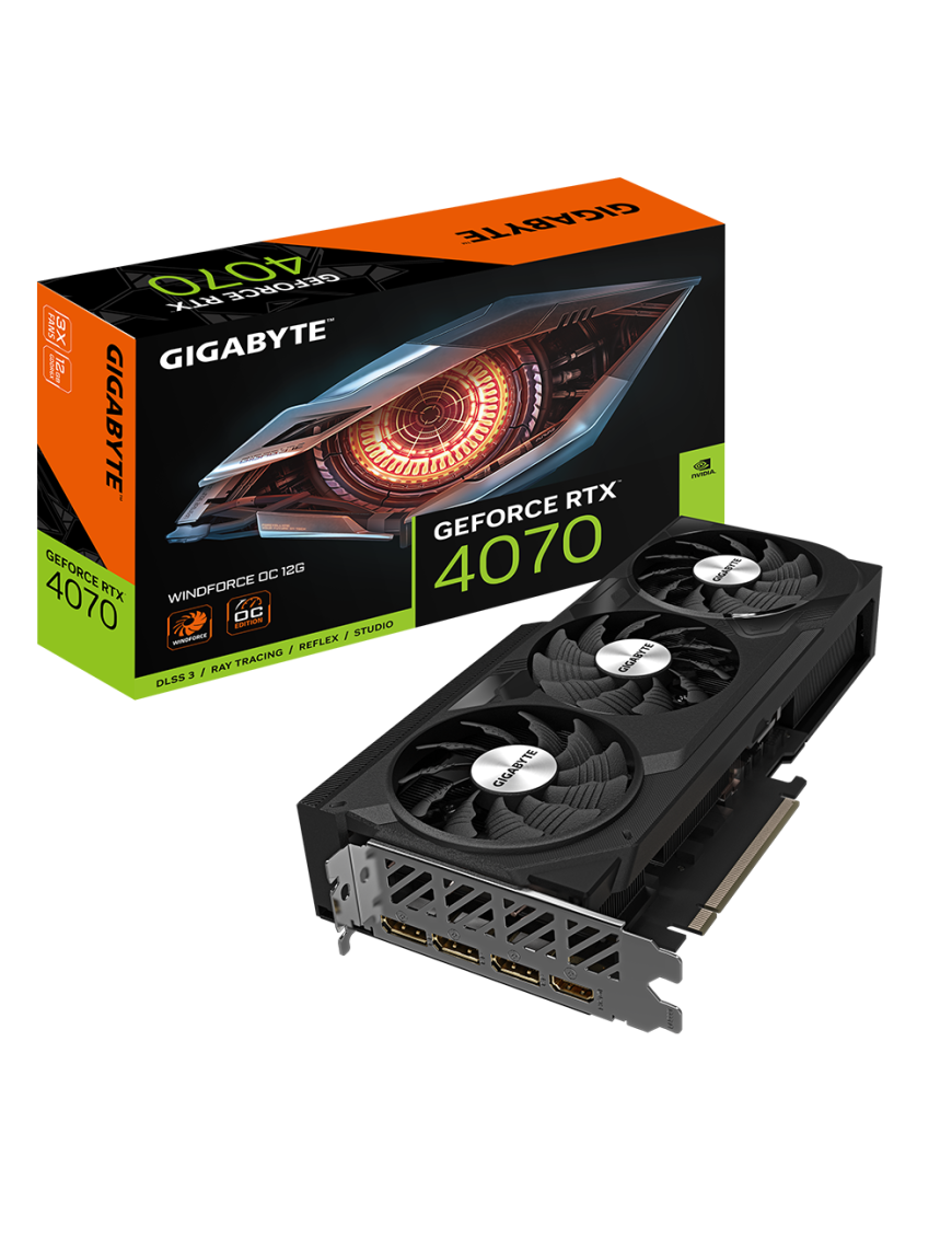 Gigabyte RTX 4070 Windforce OC 12GB GDDR6X