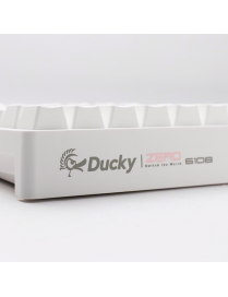 Ducky Zero 6108 100% Pure White RGB Tri-Mode Connect MX2A-Brown (ES)