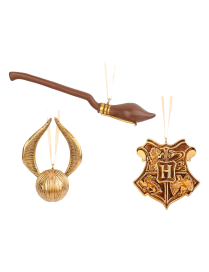 Set 3 Adornos Navidad Harry Potter