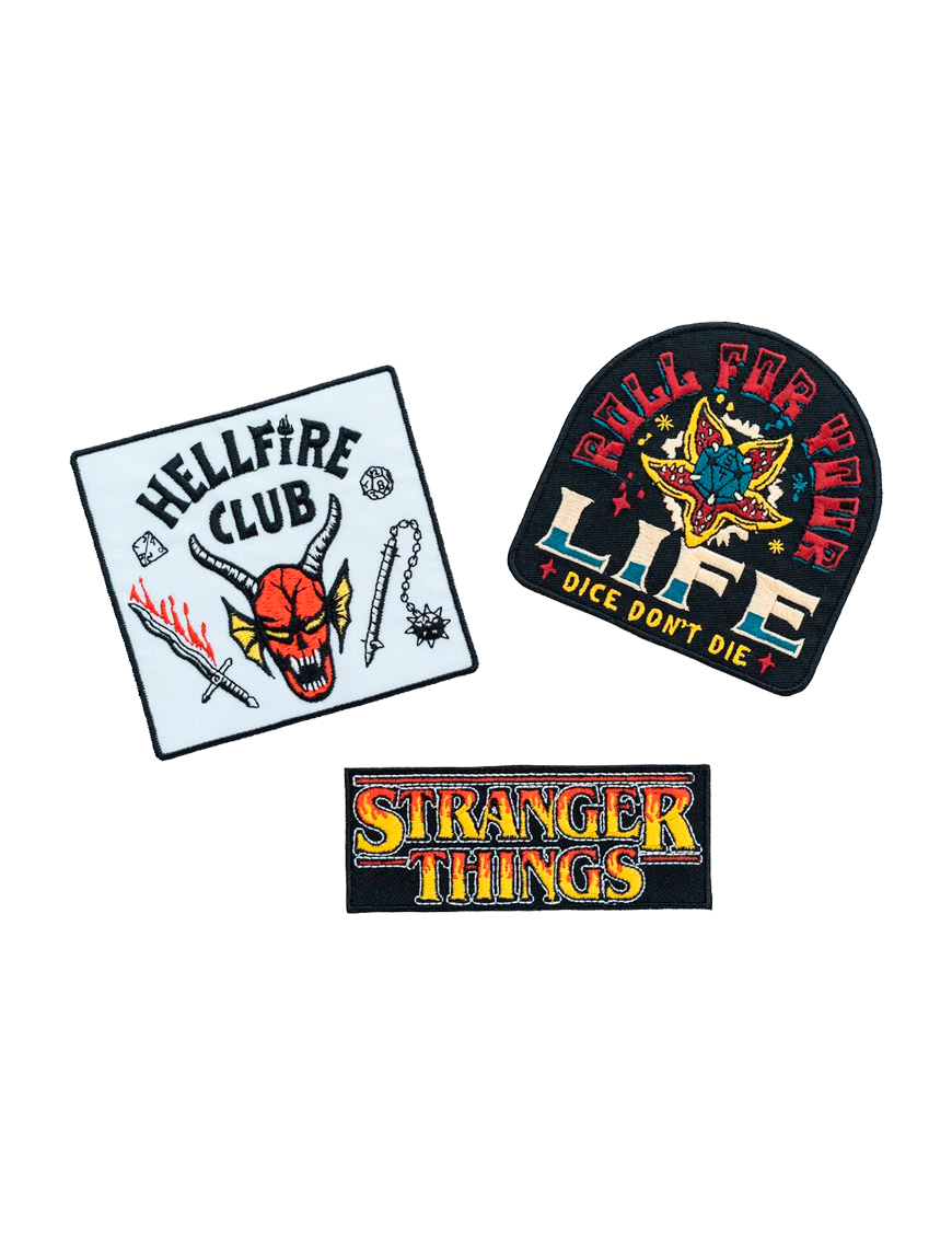 Set 3 Parches Stranger Things